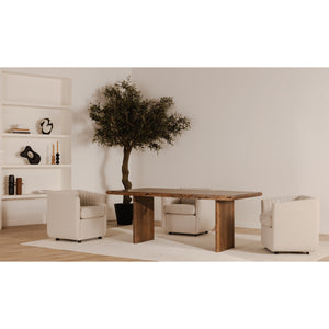 Moe's Lila Large Dining Table with Bullnose Edge