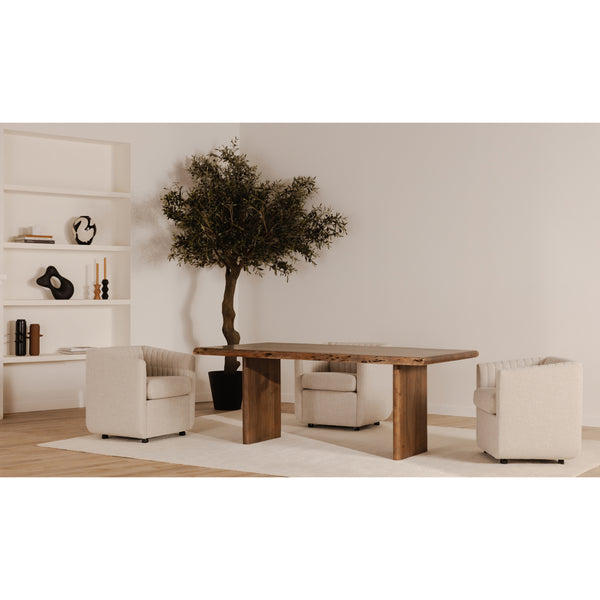 Moe's Lila Large Dining Table with Bullnose Edge