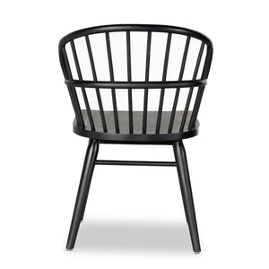 Connor Dining Chair In Black Ash