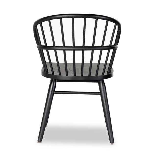Connor Dining Chair In Black Ash