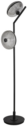 Gibson Floor Lamp, Black Steel