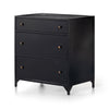 Belmont Large Storage Nightstand In Black