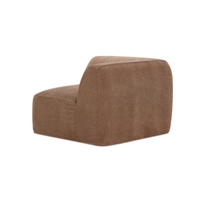 Moe's Isla Corner Chair in Mocha