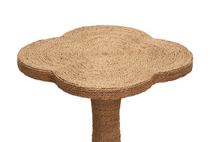 CLOVER TOP SIDE TABLE IN WRAPPED ROPE