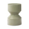 Ara End Table In Moss Lacquered Concrete