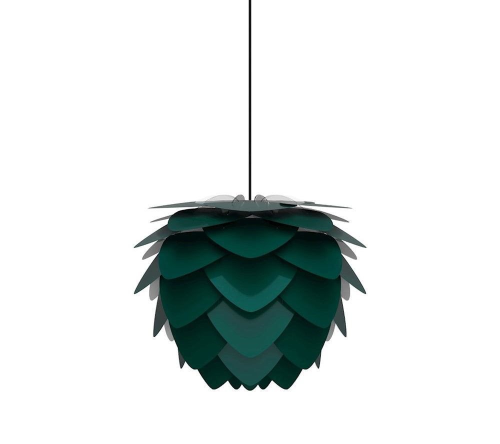 Aluvia Mini Plug-In Pendant in Forest with Black Cord