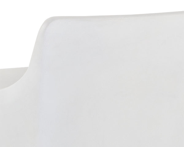 LEDGER STOOL - WHITE
