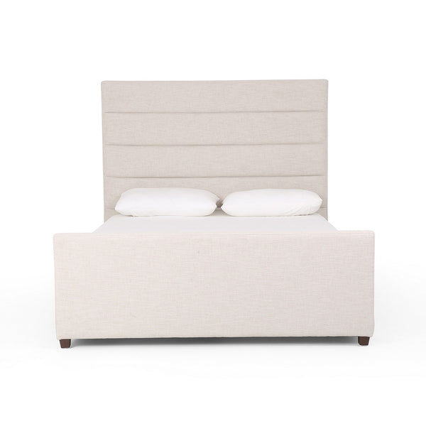 Daphne Queen Bed-Cambric Ivory