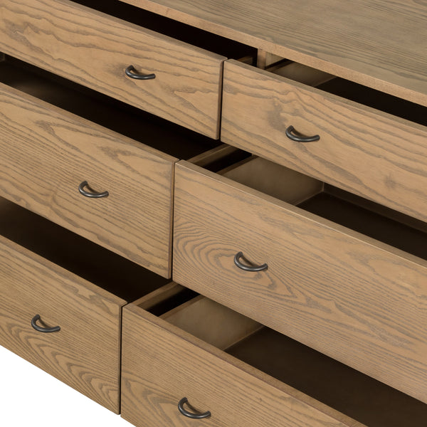 Zuma 6 Drawer Dresser In Dune Ash