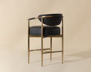HELOISE COUNTER STOOL - BRAVO BLACK