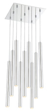Forest 9 Light Island/Billiard in Chrome Finish