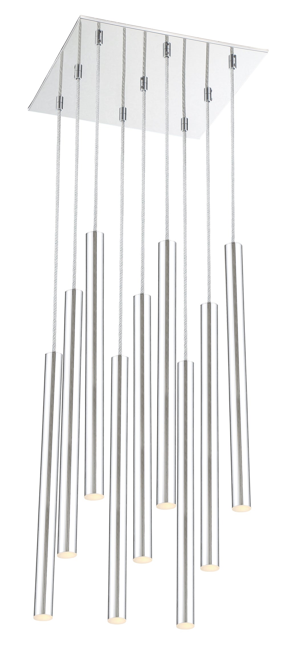 Forest 9 Light Island/Billiard in Chrome Finish