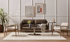 Cronos End Table In Polished White Marble