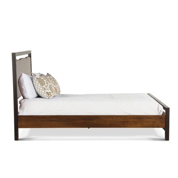 Aspen Acacia Wood Queen Bed in Walnut Finish