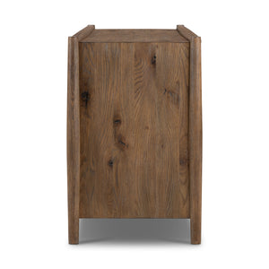 Glenview 6 Drawer Dresser In Weathered Oak