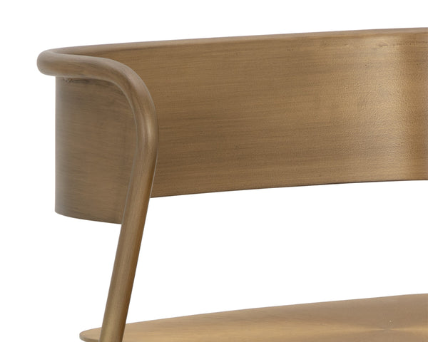 KEANU COUNTER STOOL - ANTIQUE GOLD