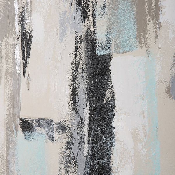 Placidity Hand Painted Abstract Art