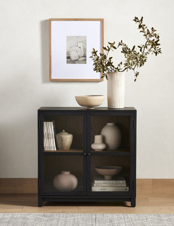 Millie Small Cabinet In Drifted Matte Black