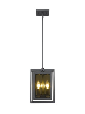 Infinity 3 Light Mini Pendant in Misty Charcoal Finish