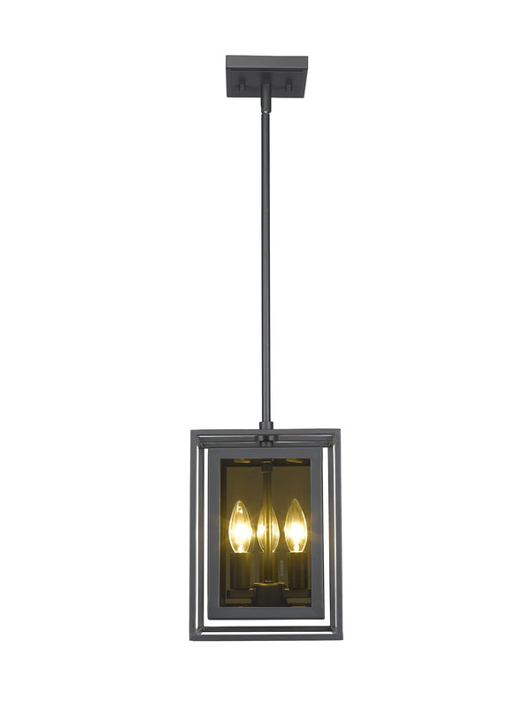 Infinity 3 Light Mini Pendant in Misty Charcoal Finish