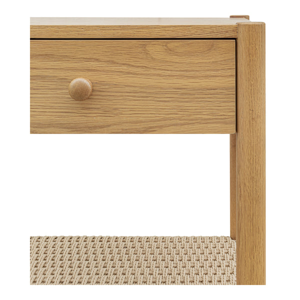 Moe's Millie Nightstand Natural with Drawer