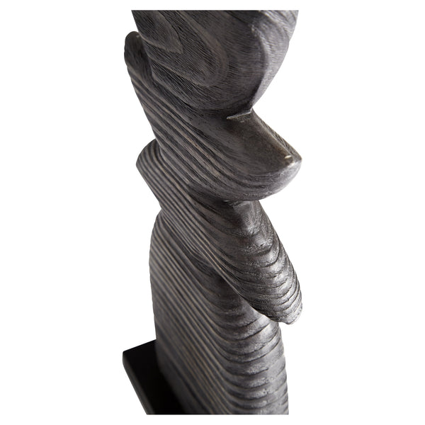 Dark Crescent Sculpture | Black