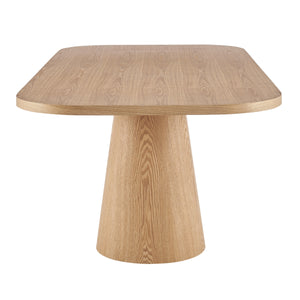 Briston KD 90.5" Dining Table, Natural 