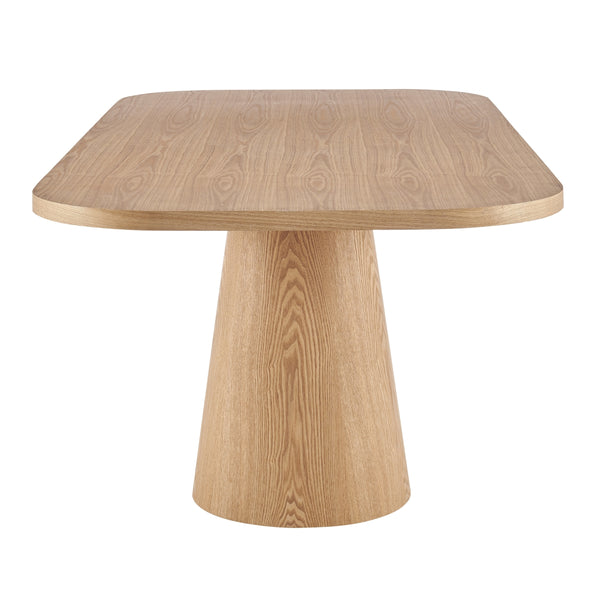 Briston KD 90.5" Dining Table, Natural 