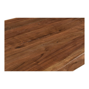 Moe's Bent Counter Table in Natural Acacia