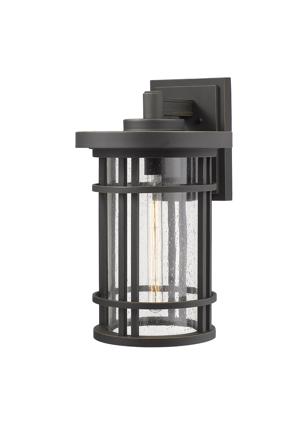 Jordan 1 Light Outdoor Wall Sconce in Oil Rubbed Bronze Finish