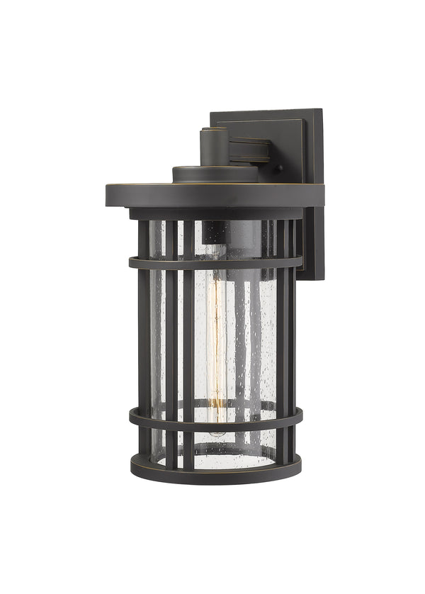 Jordan 1 Light Outdoor Wall Sconce in Oil Rubbed Bronze Finish
