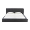 Olafur Black Linen King Bed