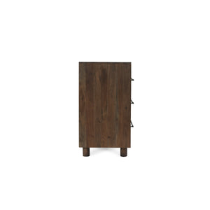 Jaxon Solid Wood 9-Drawer Dresser in Cocoa Brown