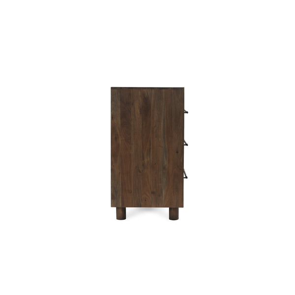 Jaxon Solid Wood 9-Drawer Dresser in Cocoa Brown