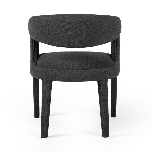 Hawkins Dining Chair In Fiqa Boucle Chrcl
