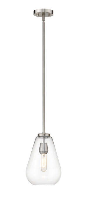 Ayra 1 Light Pendant in Brushed Nickel Finish
