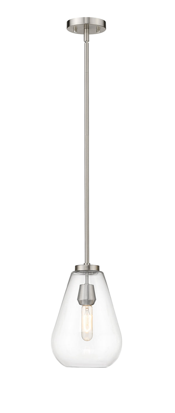 Ayra 1 Light Pendant in Brushed Nickel Finish