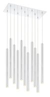 Forest 11 Light Island/Billiard in Chrome Finish