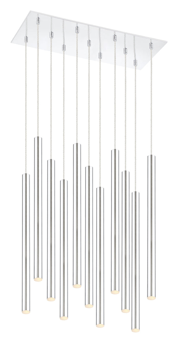Forest 11 Light Island/Billiard in Chrome Finish
