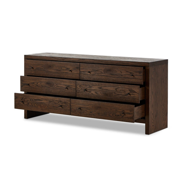 Torrington 6 Drawer Dresser In Umber Oak