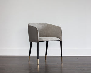 Asher Dining Chair - Flint Grey / Napa Taupe