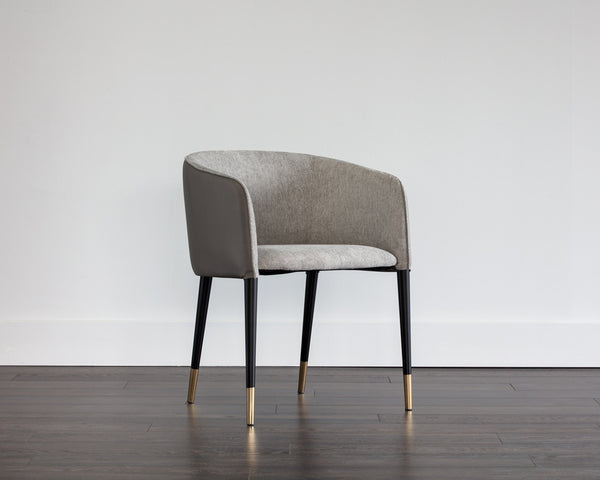 Asher Dining Chair - Flint Grey / Napa Taupe