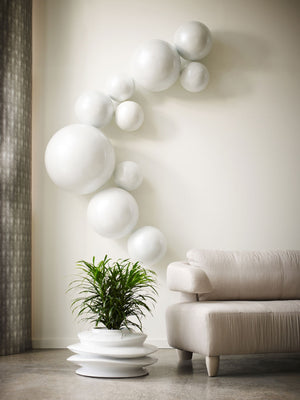 Ball Wall/Ceilling Ball Medium Pearl White