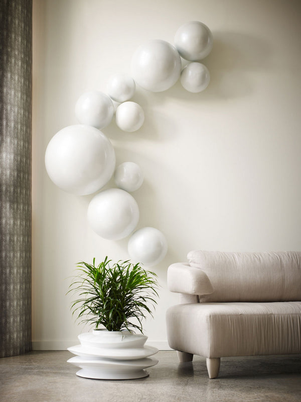 Ball Wall/Ceilling Ball Medium Pearl White