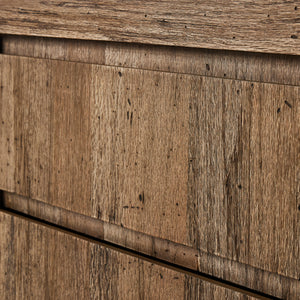 Abaso Nightstand in Rustic Wormwood Oak