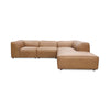 Form Dream Modular Sectional in Sonoran Tan Leather