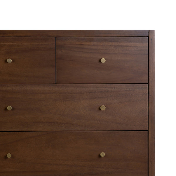 Sullivan 10 Drawer Dresser In Saddle Tan