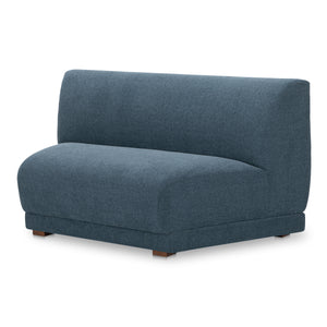 Moe's Fraser Wedge Slipper Chair Deep Blue