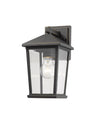 Beacon 1 Light Outdoor Wall Sconce in Oil Rubbed Bronze Finish