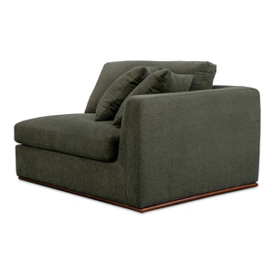 Rue Right Arm Facing Chair Deep Green
